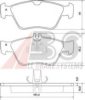 DELPHI LP1588 Brake Pad Set, disc brake